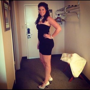 Little Black Dress- black white market